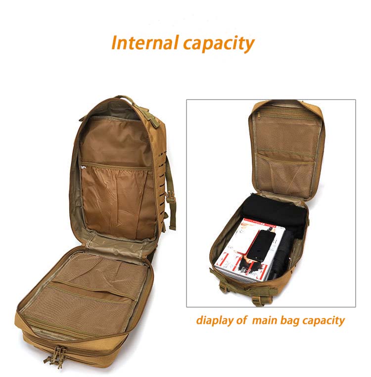 45L tactical 3p backpack suitable for outdoor high-capacity hiking and climbing GBBP015