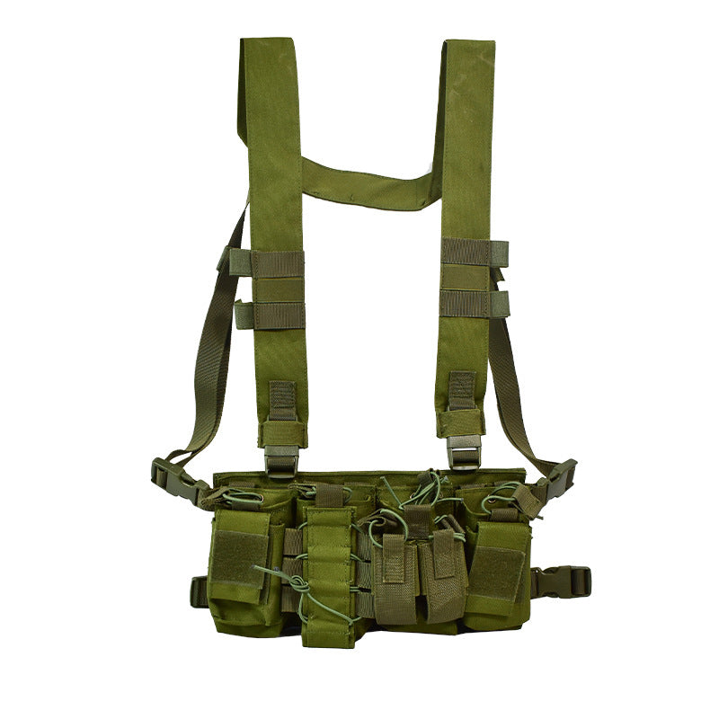 Tactical chest vest with upgraded detachable lightweight equipment pack for wargame GBTV008