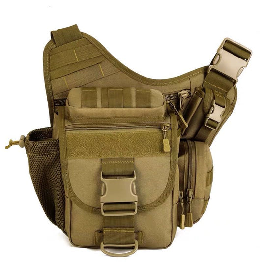One-shoulder saddle bag, outdoor multifunctional messenger bag that can put down SLR cameras GBSB010