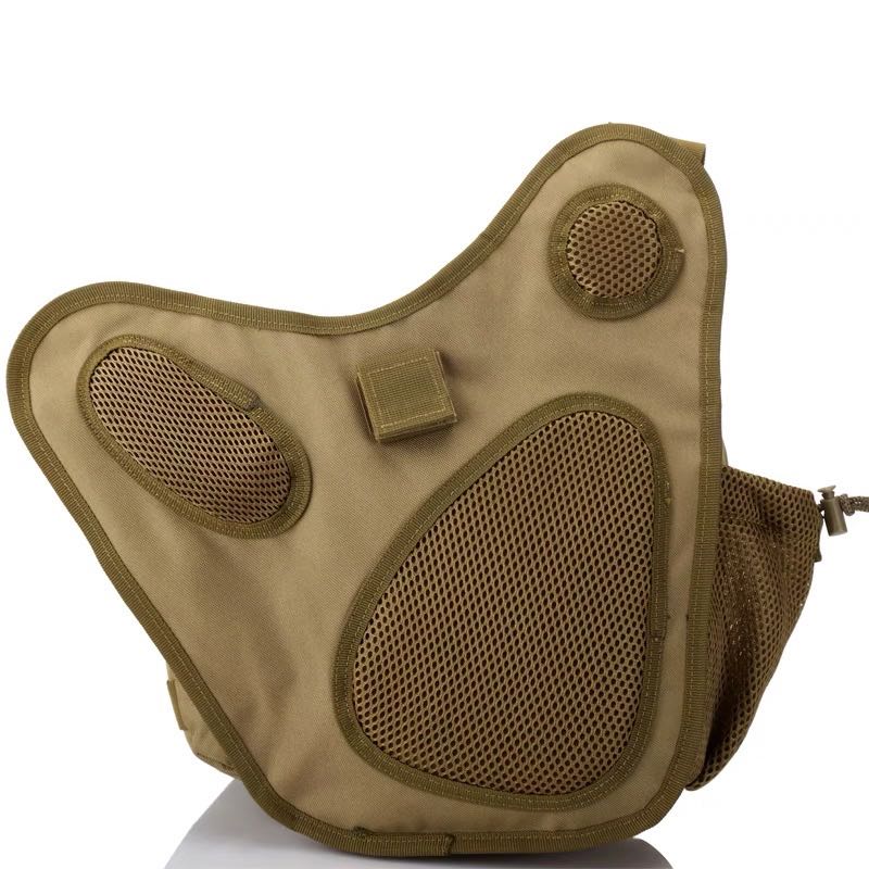 One-shoulder saddle bag, outdoor multifunctional messenger bag that can put down SLR cameras GBSB010