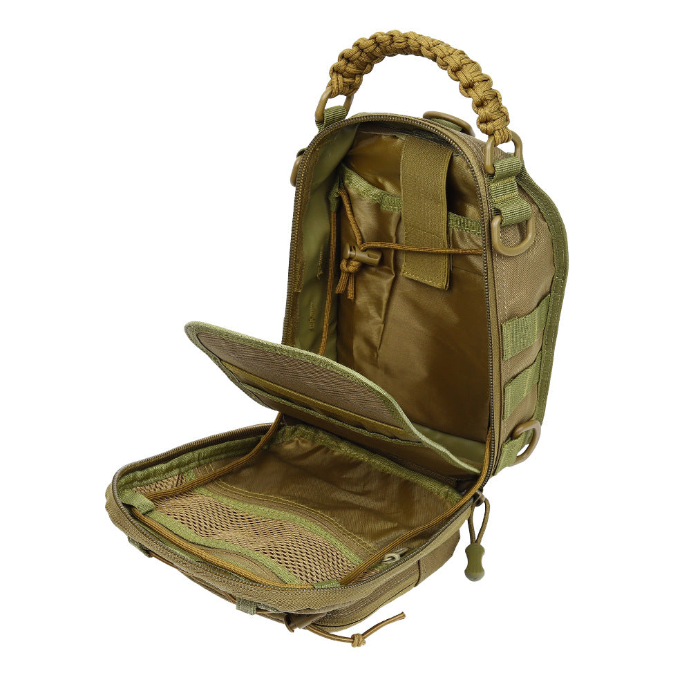 Suitable for cycling travel tactics camouflage shoulder crossbody small chest bag GBSB011