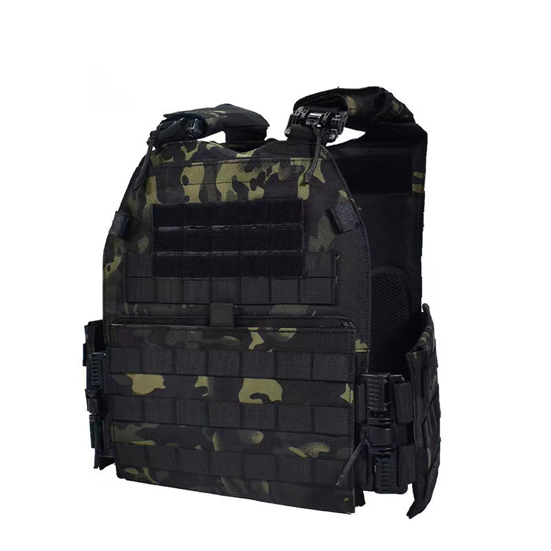 Quick-release tactical weight vest for wargame warfare with laser MOLLE system GBTV006
