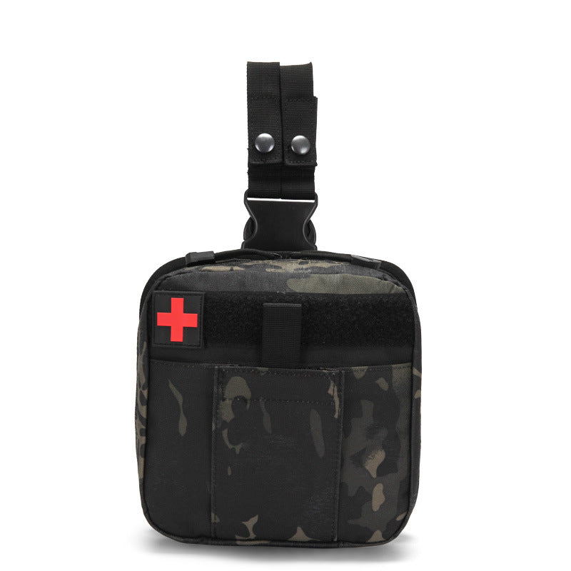 Outdoor medical bag with multipurpose first aid waist pack straps GBMK002