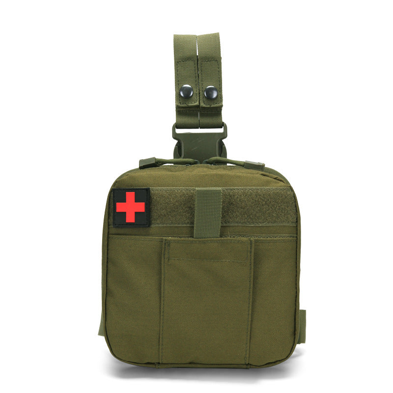 Outdoor medical bag with multipurpose first aid waist pack straps GBMK002