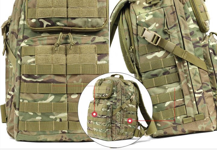 50L large capacity tactical shoulder assault backpack, also suitable for mountaineering, hiking and traveling GBBP016