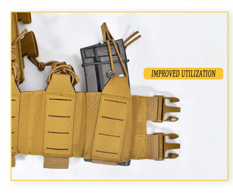Quick-release tactical weight vest for wargame warfare with laser MOLLE system GBTV006