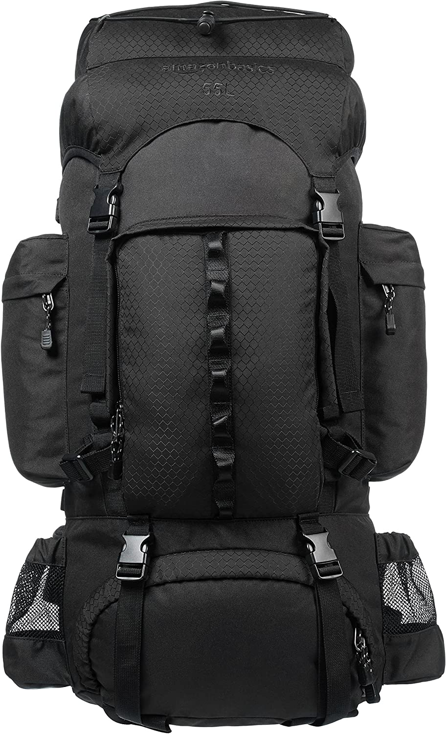 65L trekking bag with built-in frame for mountaineering camping